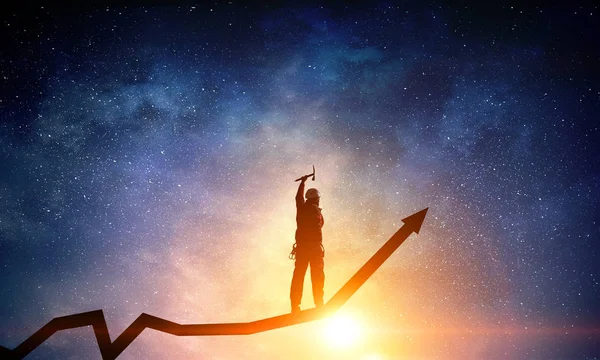 Aşırı Tırmanma onun adrenalindir. Karışık teknik