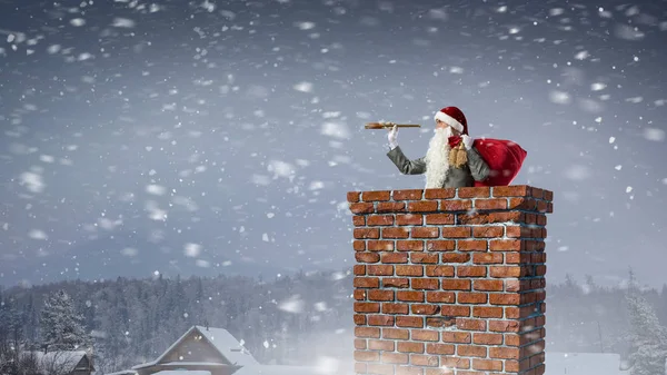 Noel Baba şapkası'iş adamıdır. Karışık teknik