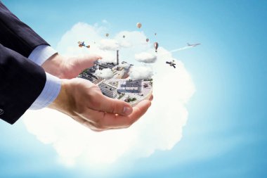 Endüstriyel yapı kavramı. Karışık teknik