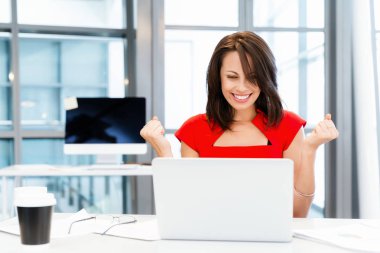 Modern başarılı iş kadını