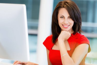 Modern başarılı iş kadını