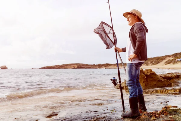 Immagine di pescatore — Foto Stock