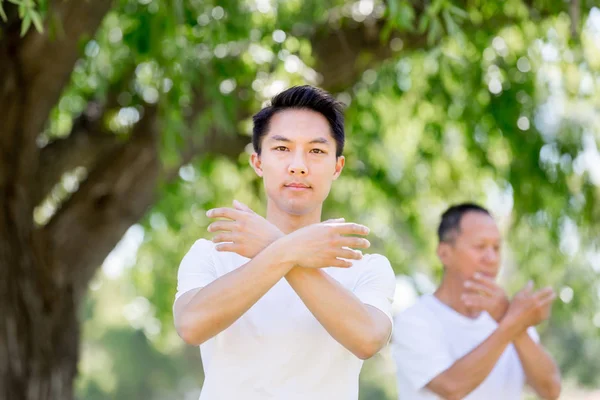 İnsanlar Park Thai chi