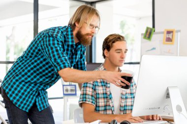 Masada iki Ofis çalışanları