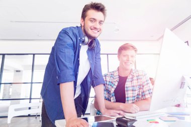 Masada iki Ofis çalışanları