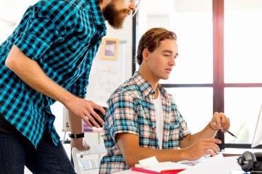 Masada iki Ofis çalışanları