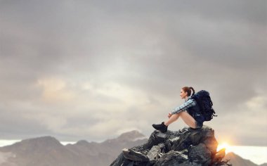 Doğa ile birlik duygusu. Karışık teknik