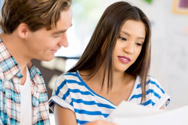 Masada iki Ofis çalışanları