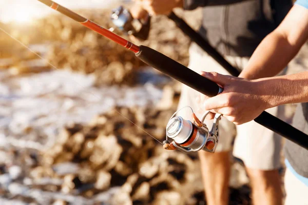 Pesca com vara — Fotografia de Stock