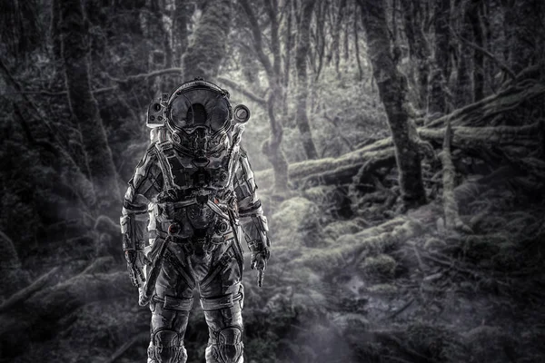 Uzay adamı serüveni. Karışık teknik