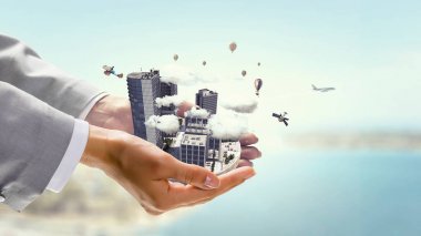 Endüstriyel yapı kavramı. Karışık teknik