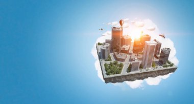 Endüstriyel yapı kavramı. Karışık teknik