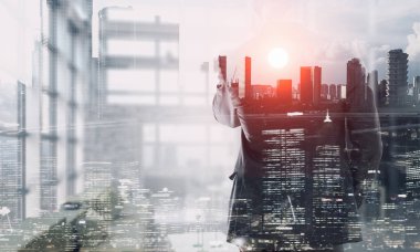 Modern iş tarzında. Karışık teknik