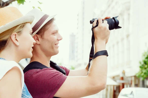 Vai ser uma óptima imagem. — Fotografia de Stock