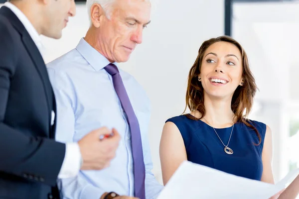 Businesspeople having meeting — Stock Photo, Image