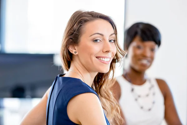 Women working together, office interior — Stock Photo, Image