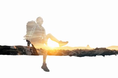 Doğanın içine birleştirilir. Karışık teknik