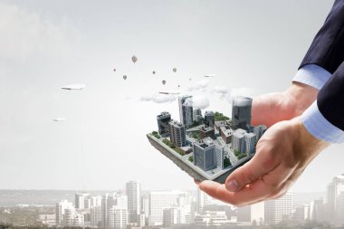 Endüstriyel yapı kavramı. Karışık teknik