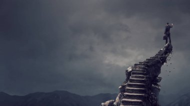 Kavramı başarı ve hedef ulaşmak. Karışık teknik