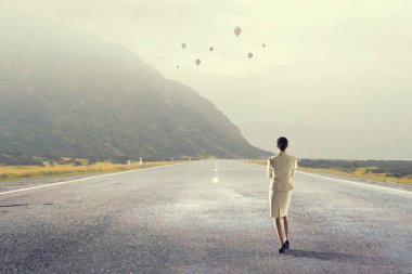 Başarı için yolda. Karışık teknik