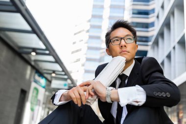 Onun iş için düşünme yeni strateji