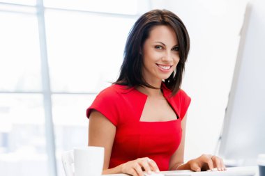 Modern başarılı iş kadını