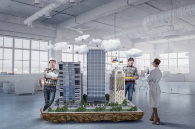 Çalışma geliştirme projesi. Karışık teknik