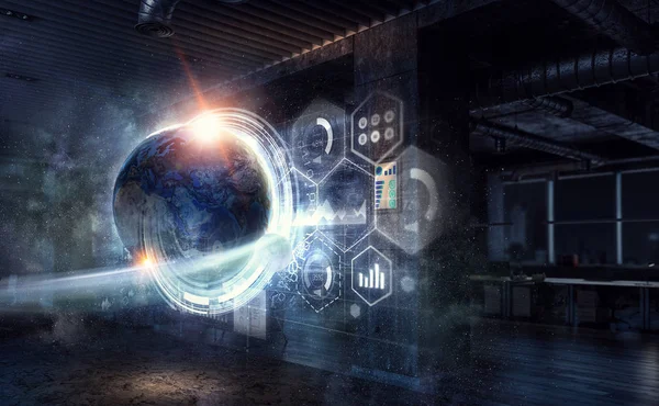 El tüm dünyada. Karışık teknik