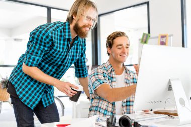 Masada iki Ofis çalışanları