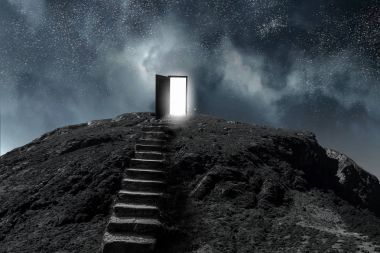 Taş yolu. Karışık teknik