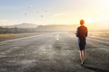 Başarı için yolda. Karışık teknik