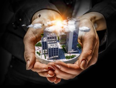 Endüstriyel yapı kavramı. Karışık teknik