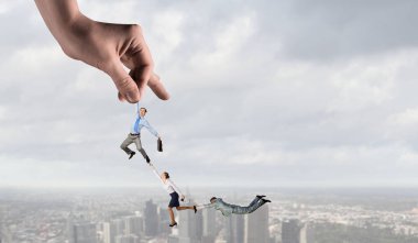 El güç ve kontrol. Karışık teknik