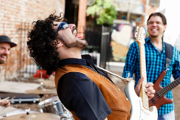 Crazy about music — Stock Photo, Image