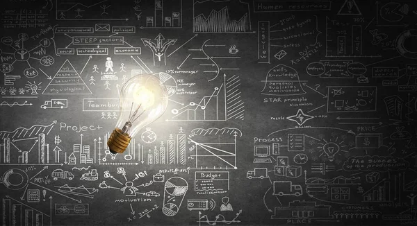 Idea brillante per il successo — Foto Stock