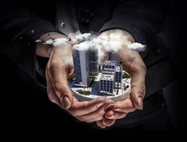 Endüstriyel yapı kavramı. Karışık teknik