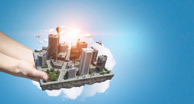 Endüstriyel yapı kavramı. Karışık teknik