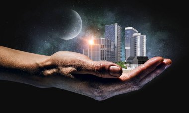 Endüstriyel yapı kavramı. Karışık teknik