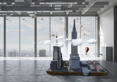 Mimari Proje dış. Karışık teknik