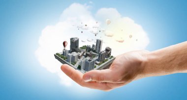 Endüstriyel yapı kavramı. Karışık teknik