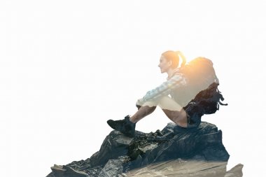 Doğanın içine birleştirilir. Karışık teknik