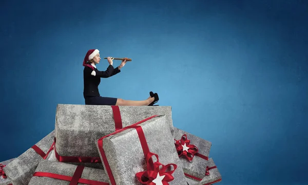 あなたはクリスマスの準備です。ミクスト メディア — ストック写真