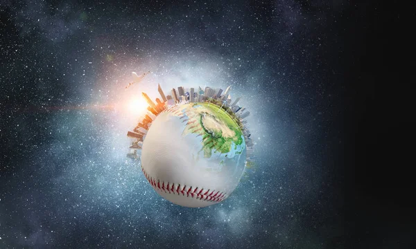 Honkbal spel concept — Stockfoto