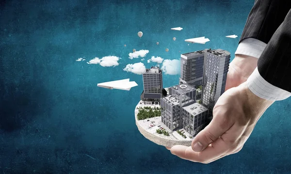 Endüstriyel yapı kavramı. Karışık teknik