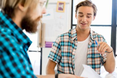 Masada iki Ofis çalışanları
