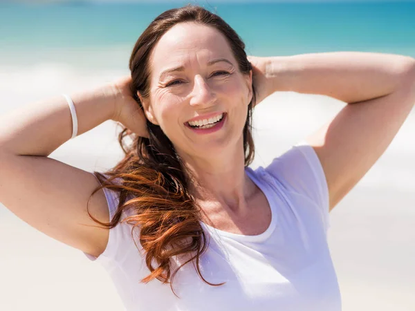 Mooie dag op het strand — Stockfoto