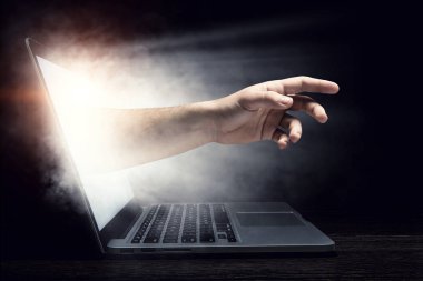 Internet güvenlik anlayışı. Karışık teknik