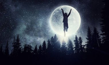 Rüya çocuk evlat. Karışık teknik