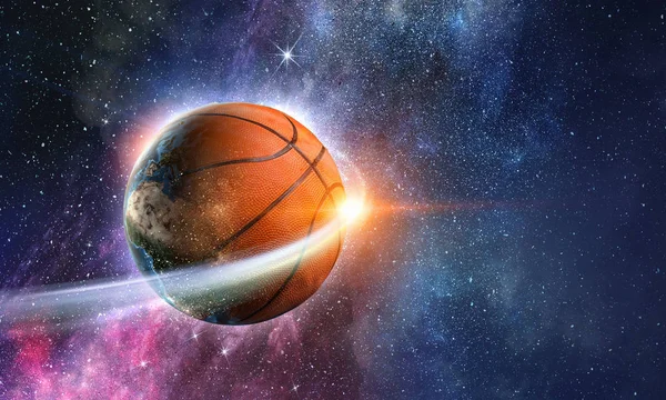 Kosárlabda játék koncepciója — Stock Fotó