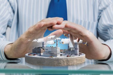 Endüstriyel yapı kavramı. Karışık teknik